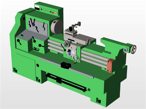 Torno Modelos CAD Descarga gratuita 